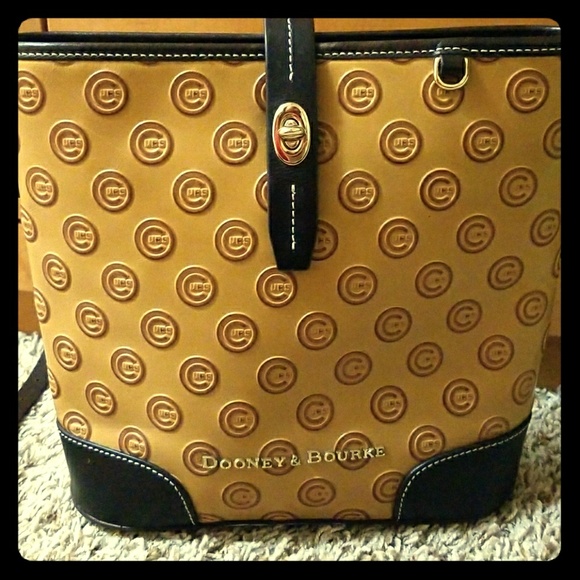 Dooney & Bourke Handbags - Dooney and Bourke Chicago Cubs Logo Bucket Purse